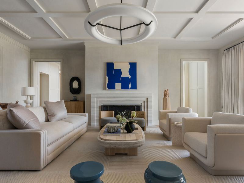 A living room by Heather Hilliard Design