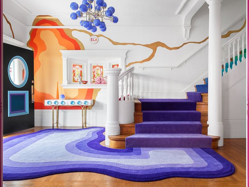 A San Francisco Victorian stair hall by Noz Design